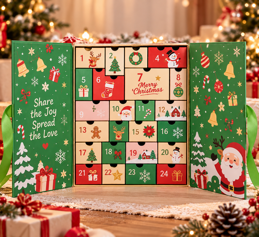 Mystery Box | 50% OFF | 🕯️ 24-Day Fragrance Advent Calendar – Christmas or Daily Scent Surprises for Her ✨