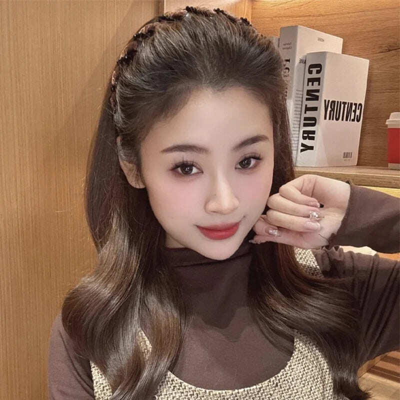Vintage High Cranium Artificial Pearl Hairband