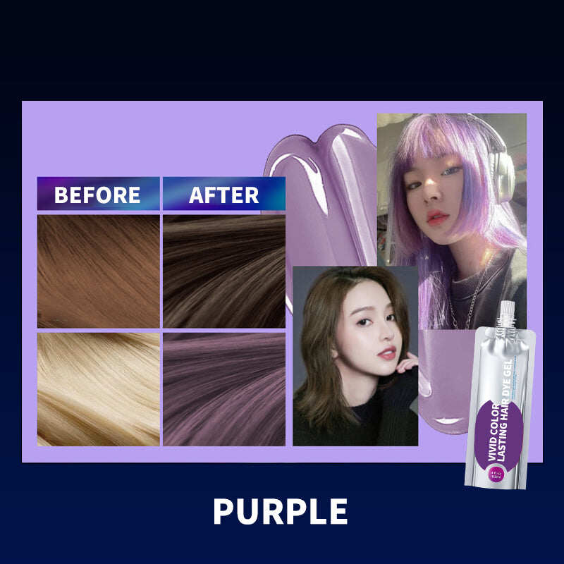 Vivid Color Lasting Hair Dye Gel