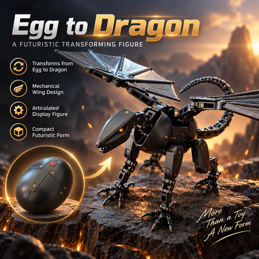 🥚🐉DragonMorph – Egg to Dragon Transforming Mechanical Toy